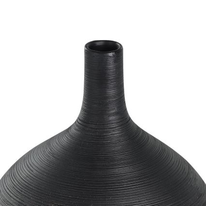 Eglo - Keramikas vāze 22x16 cm melna/zelta