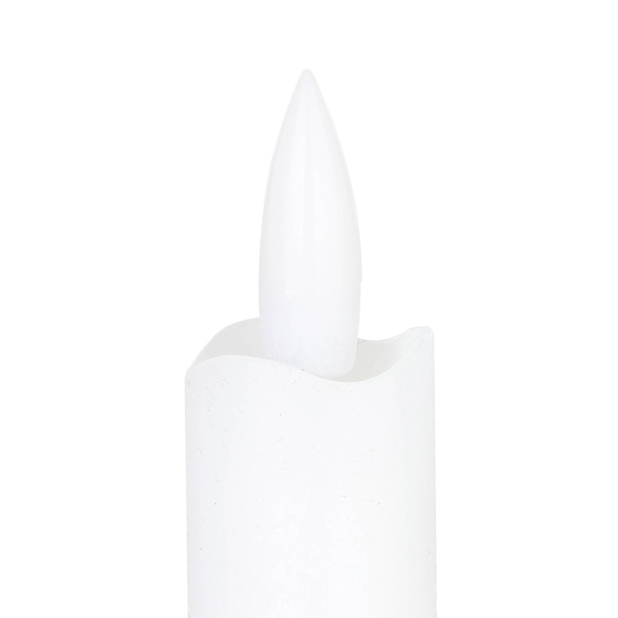 Eglo - KOMPLEKTS 2x LED Svece LED/1xAAA 24,5 cm balta