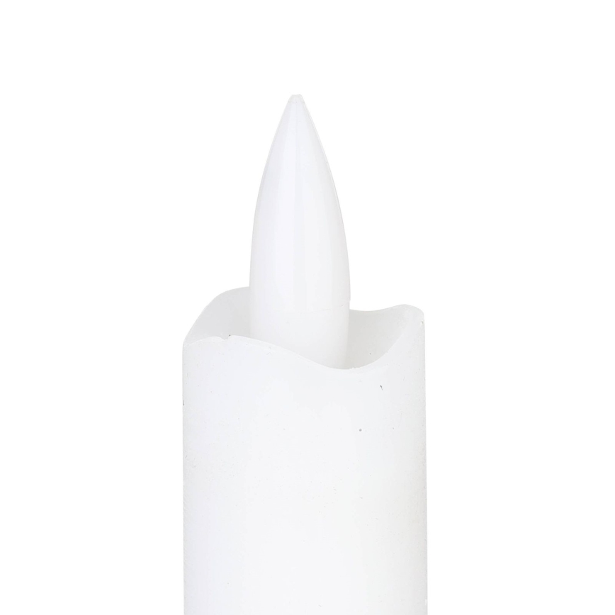 Eglo - KOMPLEKTS 2x LED Svece LED/1xAAA 15 cm balta