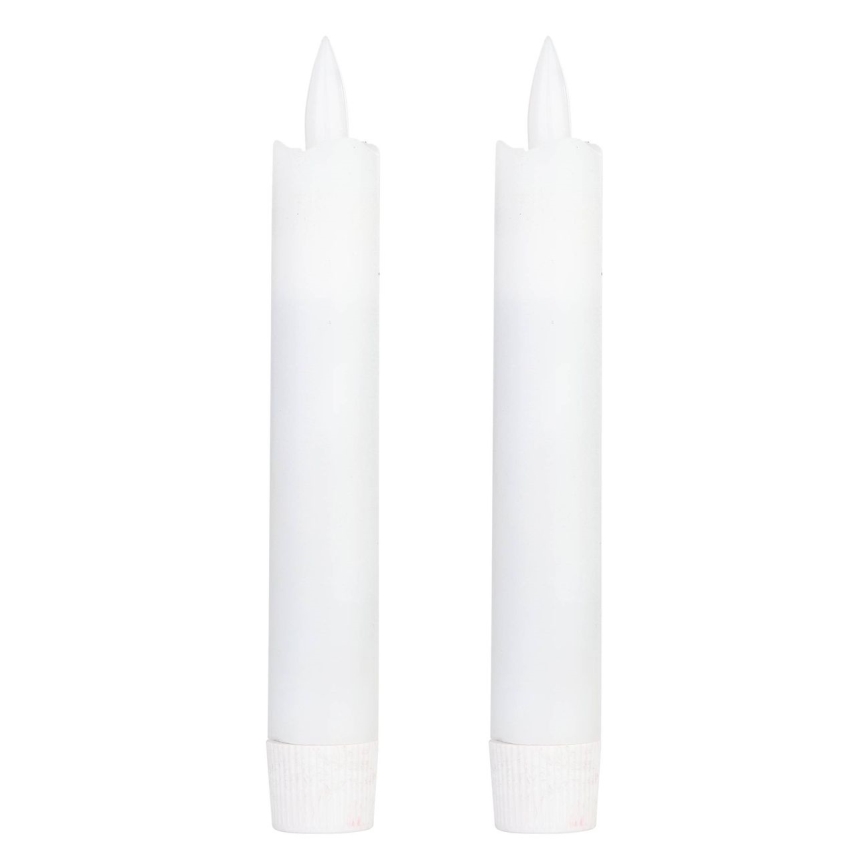 Eglo - KOMPLEKTS 2x LED Svece LED/1xAAA 15 cm balta
