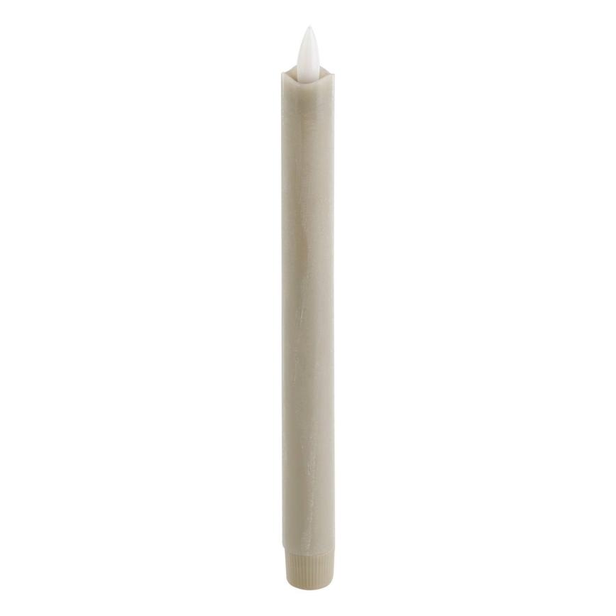 Eglo - KOMPLEKTS 2x LED Svece LED/1xAAA 24,5 cm bēša