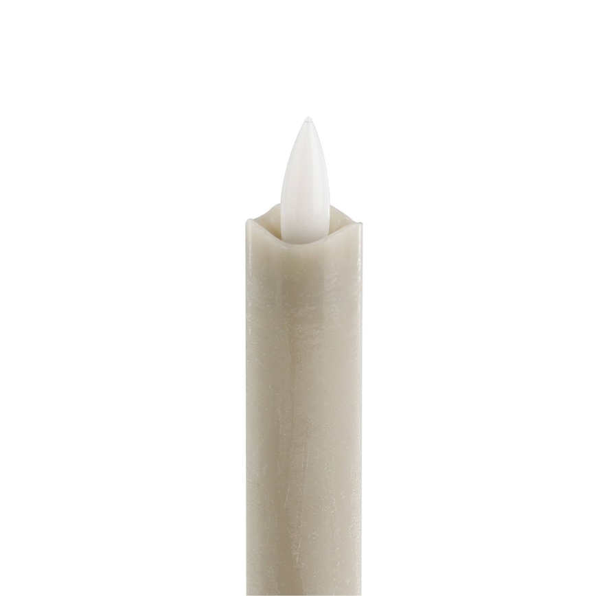 Eglo - KOMPLEKTS 2x LED Svece LED/1xAAA 24,5 cm bēša