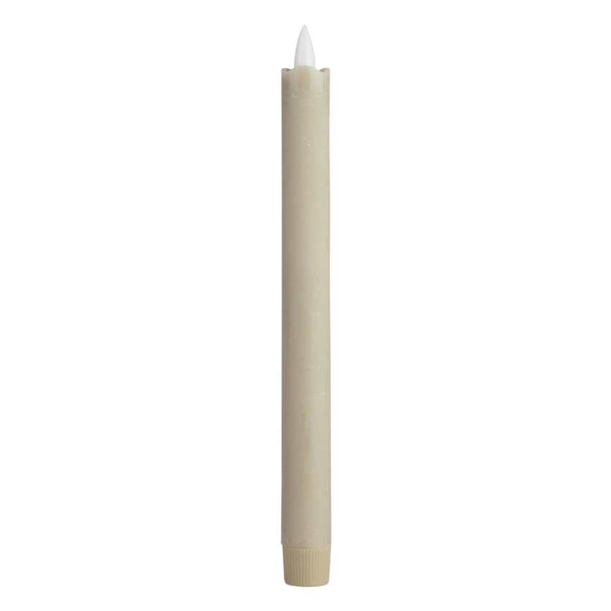 Eglo - KOMPLEKTS 2x LED Svece LED/1xAAA 24,5 cm bēša