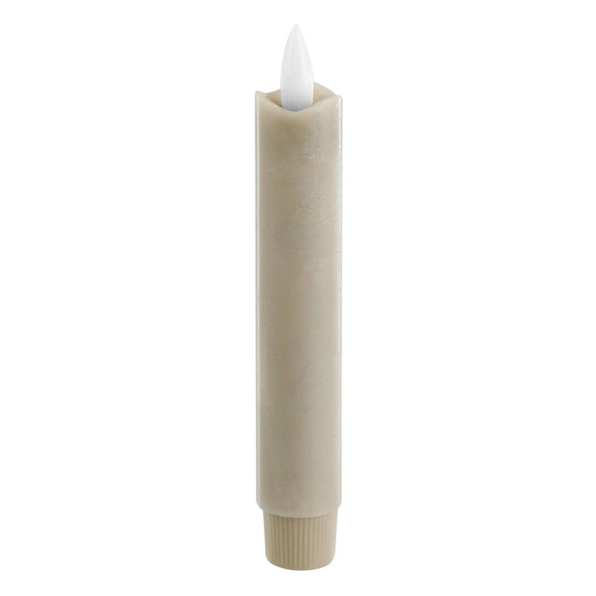 Eglo - KOMPLEKTS 2x LED Svece LED/1xAAA 15 cm bēša
