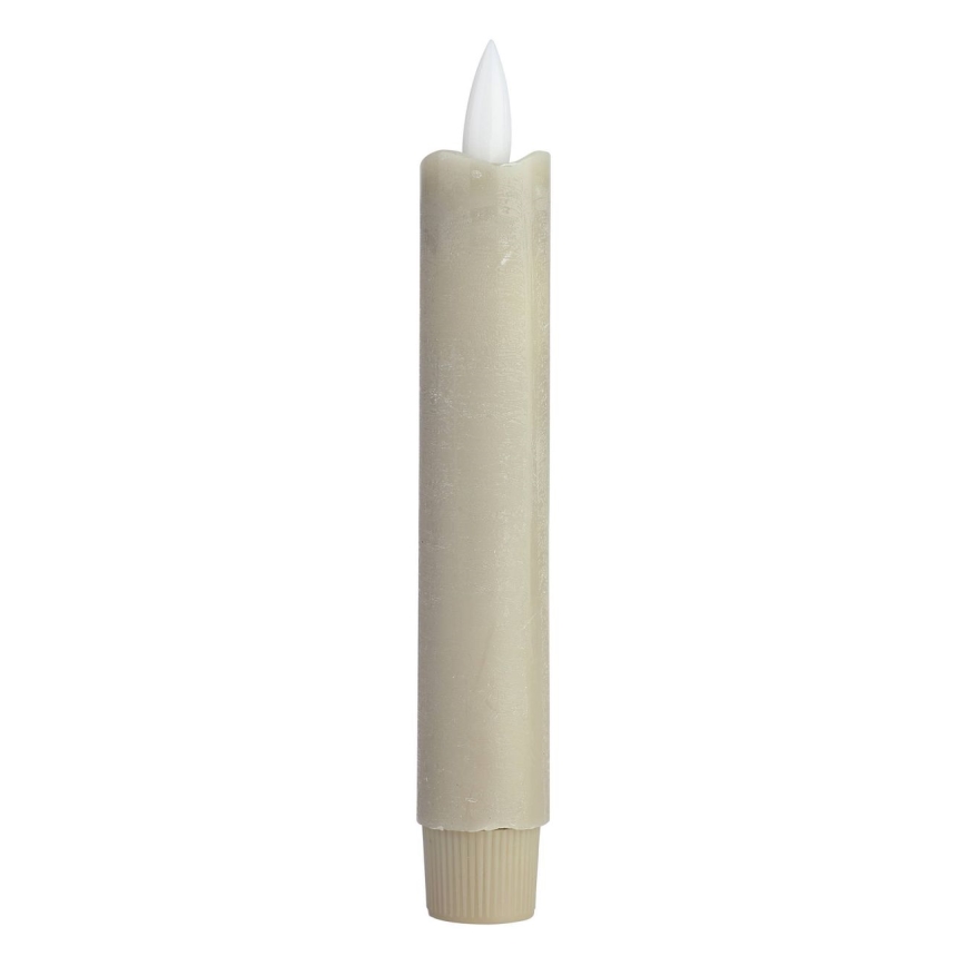 Eglo - KOMPLEKTS 2x LED Svece LED/1xAAA 15 cm bēša