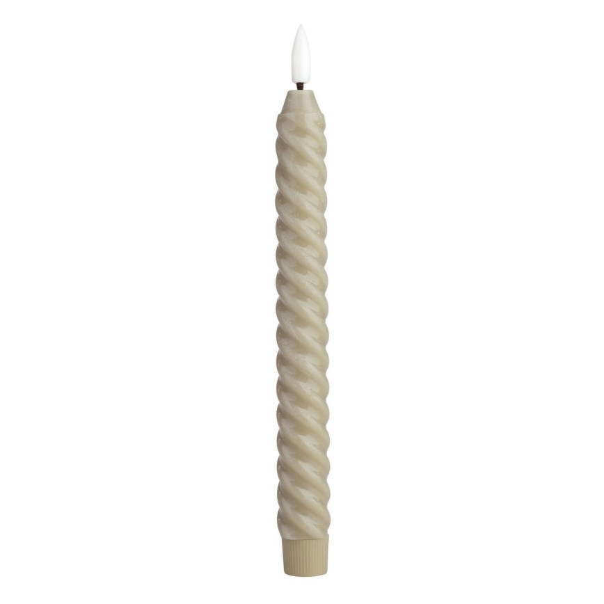 Eglo - KOMPLEKTS 2x LED Svece LED/1xAAA 24,5 cm bēša