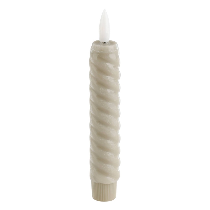 Eglo - KOMPLEKTS 2x LED Svece LED/1xAAA 15 cm bēša