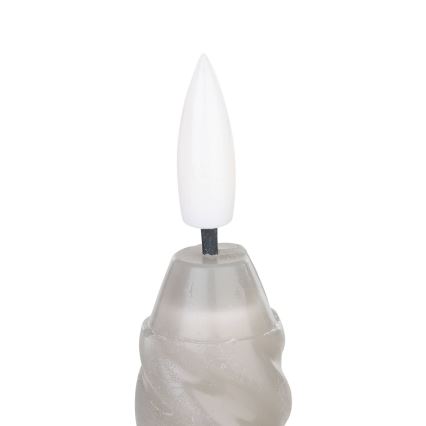 Eglo - KOMPLEKTS 2x LED Svece LED/1xAAA 25 cm pelēka