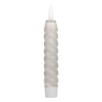Eglo - KOMPLEKTS 2x LED Svece LED/1xAAA 15 cm pelēka