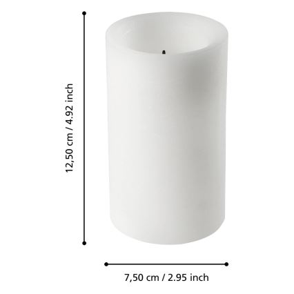 Eglo - LED Svece LED/2xAA silti balta