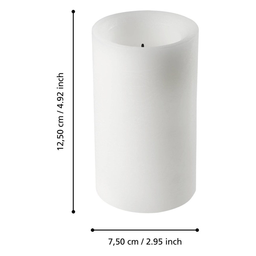 Eglo - LED Svece LED/2xAA silti balta