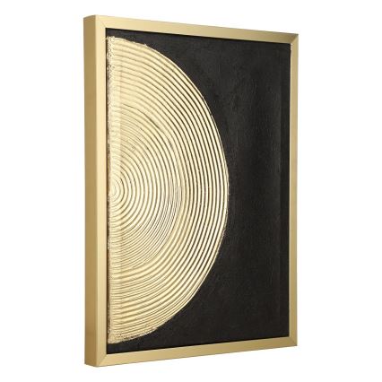Eglo - KOMPLEKTS 2x Gleznojums uz audekla 43x33 cm melna/zelta