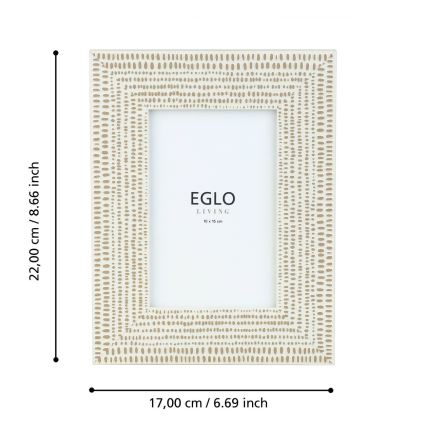 Eglo - Fotorāmis 10x15 cm krēmkrāsa