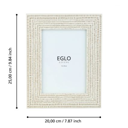 Eglo - Fotorāmis 13x18 cm krēmkrāsa