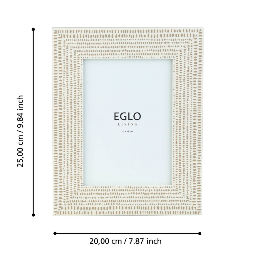 Eglo - Fotorāmis 13x18 cm krēmkrāsa