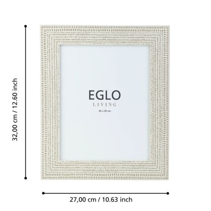 Eglo - Fotorāmis 20x25 cm krēmkrāsa