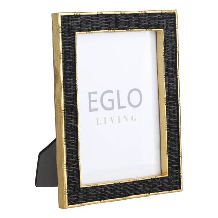 Eglo - Fotorāmis 13x18 cm melna/zelta