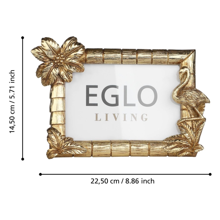 Eglo - Fotorāmis 10x15 cm zelta