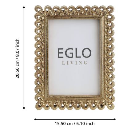 Eglo - Fotorāmis 10x15 cm zelta