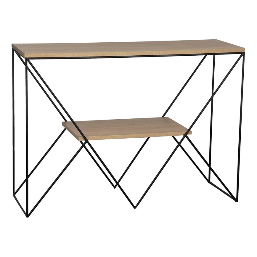 Eglo 424016 - Sānu galds OTAWARA 77x106 cm brūns/melns