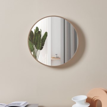 Eglo 425058 - Sienas spogulis BANI Ø 40 cm bēšs