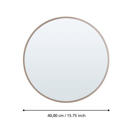 Eglo 425058 - Sienas spogulis BANI Ø 40 cm bēšs