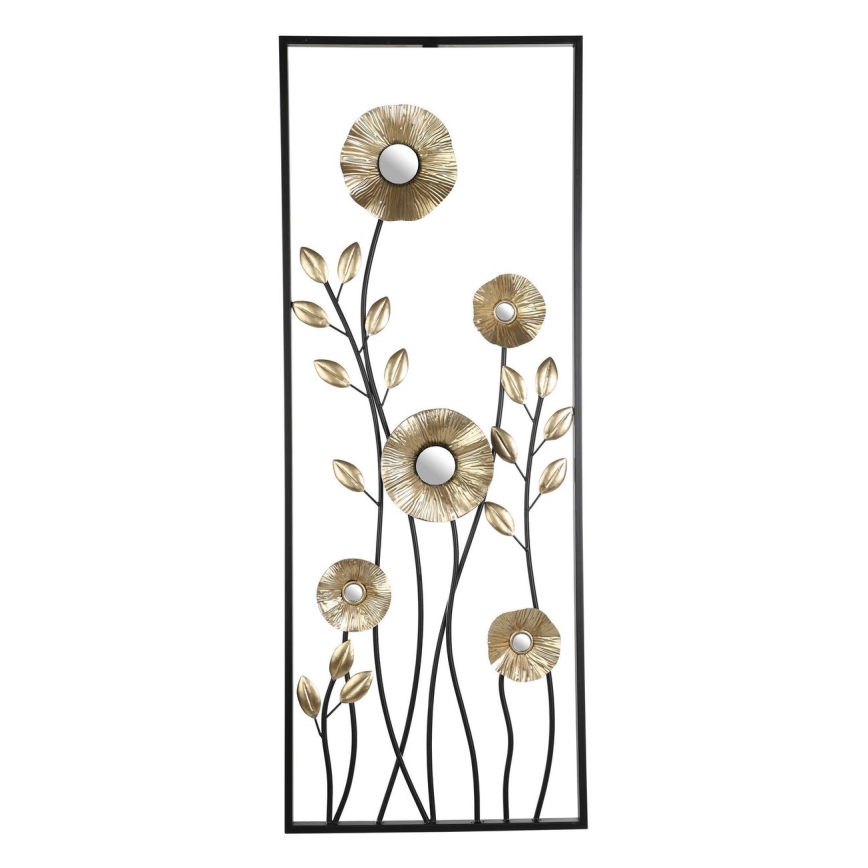 Eglo - Sienas dekorācija 100x38,5 cm melna/zelta
