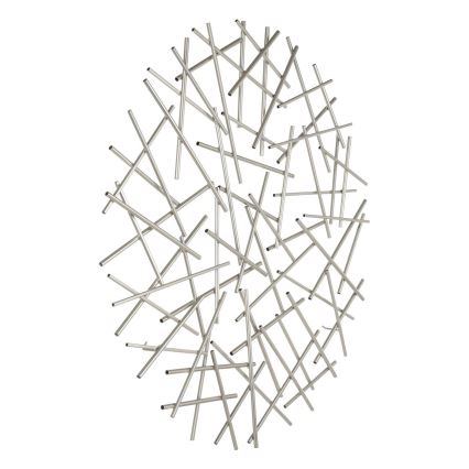 Eglo -  Sienas dekorācija d. 81 cm matēts hroms