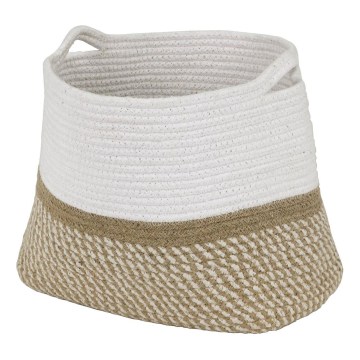 Eglo 426562 - Dekoratīvs grozs TOYAMA 25x30 cm balts/bēšs