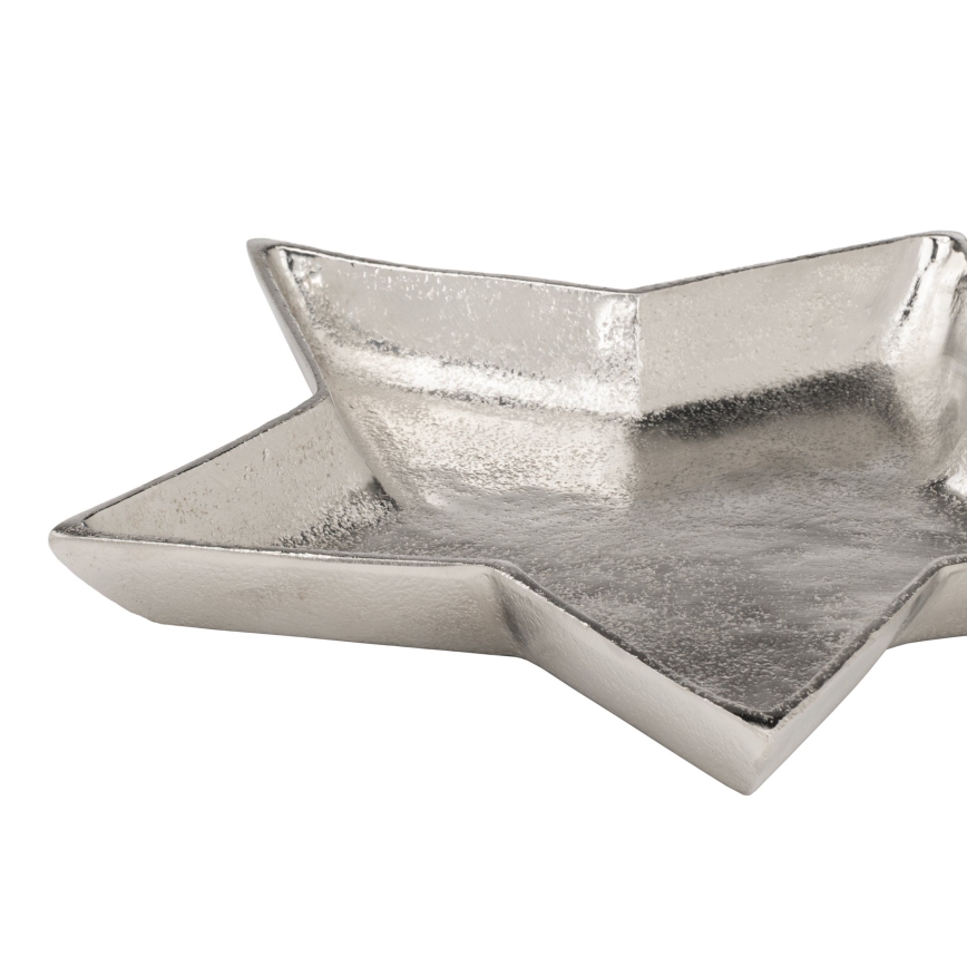 Eglo 427425 - Dekoratīvā paplāte AMBOLOSY 30x32 cm sudraba