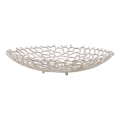 Eglo 427488 - Dekoratīvs trauks KIMITSU diam. 45 cm, sudraba krāsā