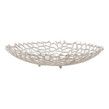 Eglo 427488 - Dekoratīvs trauks KIMITSU diam. 45 cm, sudraba krāsā