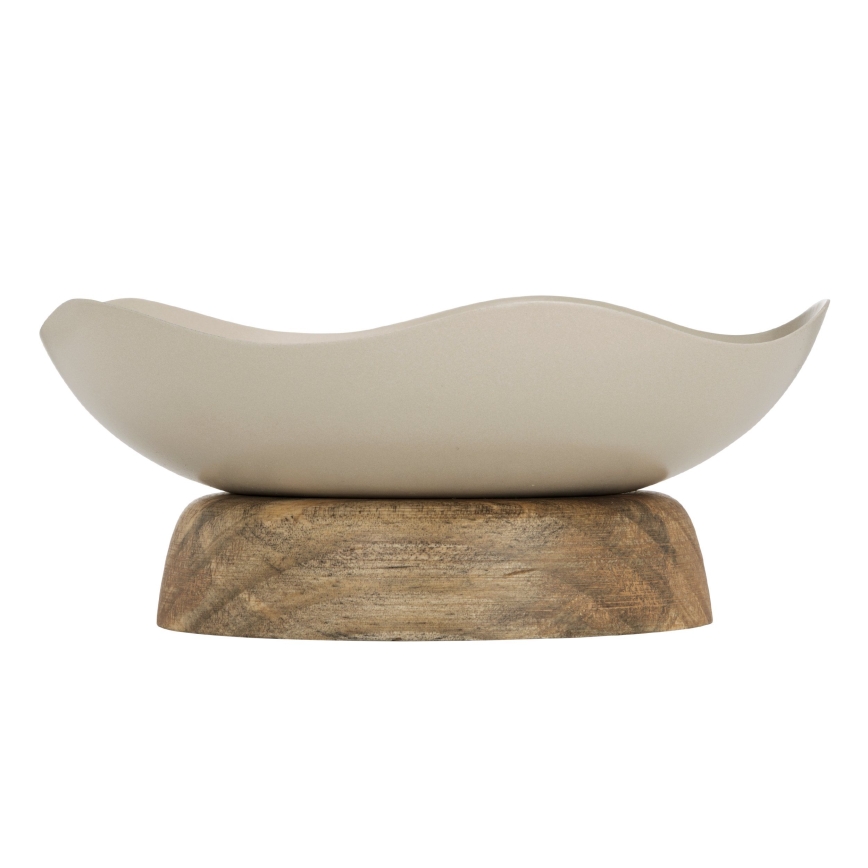 Eglo - Dekoratīva paplāte d. 14,5 cm bēša