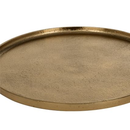 Eglo 427596 - Dekoratīva paplāte FORLEYET Ø 25 cm, zeltā krāsā