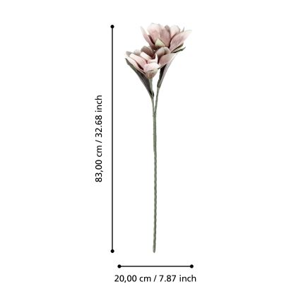 Eglo - Mākslīgā puķe 83 cm rozā