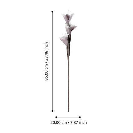 Eglo - Mākslīgā puķe 85 cm violeta