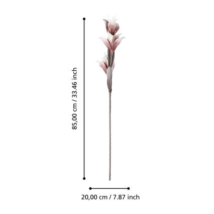 Eglo - Mākslīgā puķe 85 cm sarkana