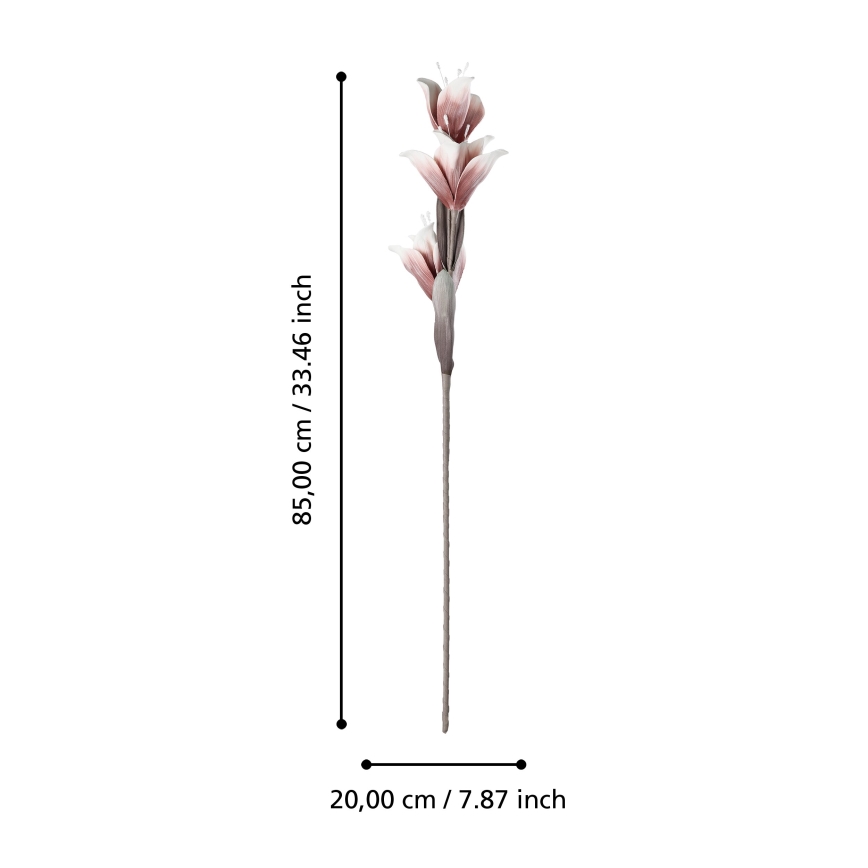 Eglo - Mākslīgā puķe 85 cm sarkana
