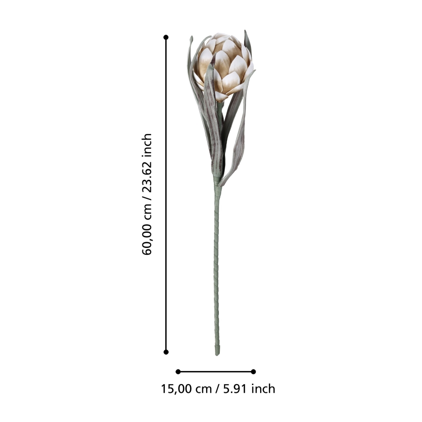 Eglo - Mākslīgā puķe 60 cm bēša