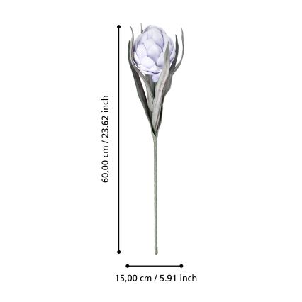 Eglo - Mākslīgā puķe 60 cm violeta