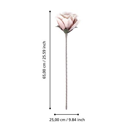 Eglo - Mākslīgā puķe 65 cm rozā