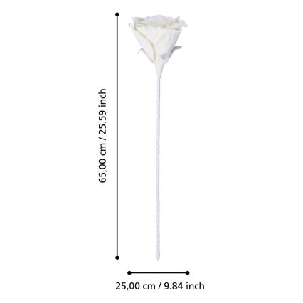 Eglo - Mākslīgā puķe 65 cm balta
