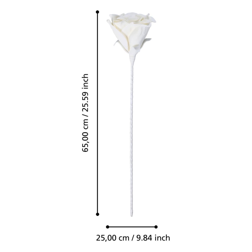 Eglo - Mākslīgā puķe 65 cm balta