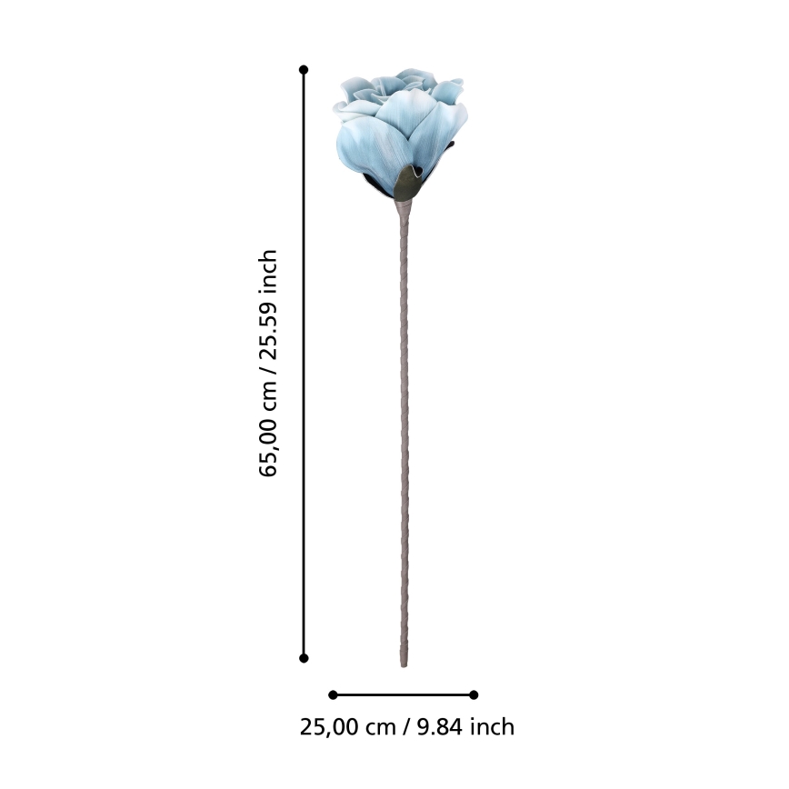 Eglo - Mākslīgā puķe 65 cm zila
