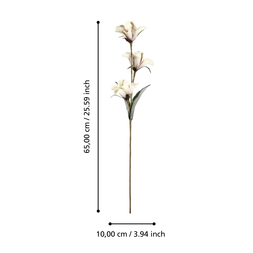 Eglo - Mākslīgā puķe 65 cm bēša