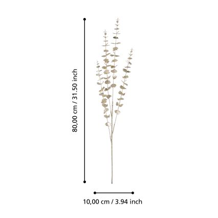Eglo - Mākslīgā puķe 80 cm zelta