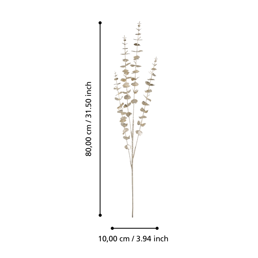 Eglo - Mākslīgā puķe 80 cm zelta