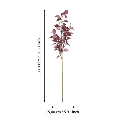 Eglo - Mākslīgā puķe 80 cm rozā