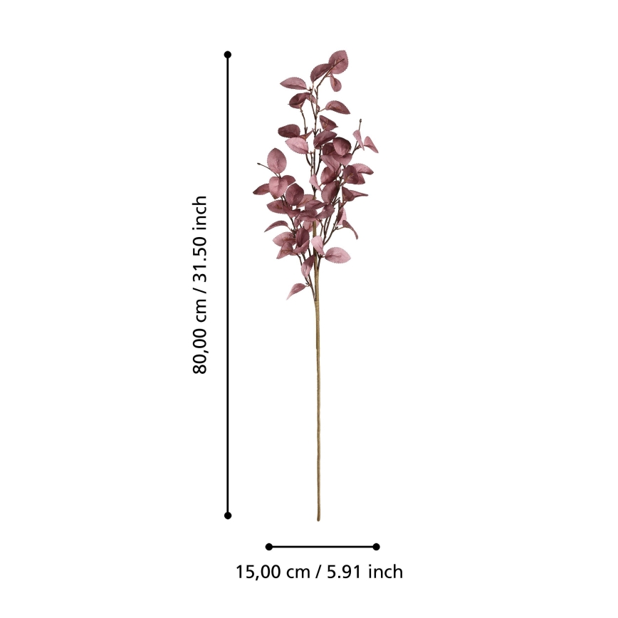 Eglo - Mākslīgā puķe 80 cm rozā