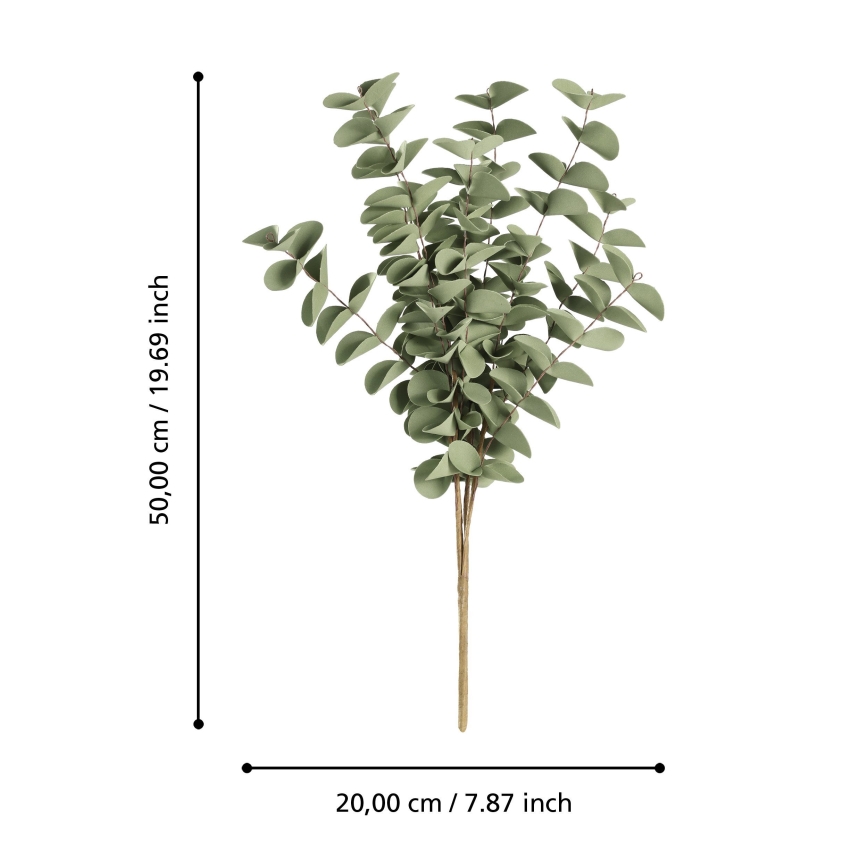 Eglo - Mākslīgā puķe 50 cm zaļa